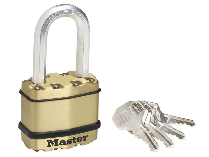 Master Lock Excell™ 브라스 마감 45mm 금고 잠금장치 - 4핀