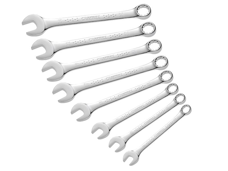 Expert - Tacar Spanners Comhtháite, 8-Bpíosa, Cruach Cróimiam Vanadaim