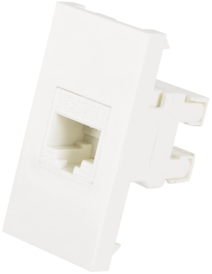 AV:LINK Cat6 RJ45 Keystone-Modul für Wandplatte, 50x25mm