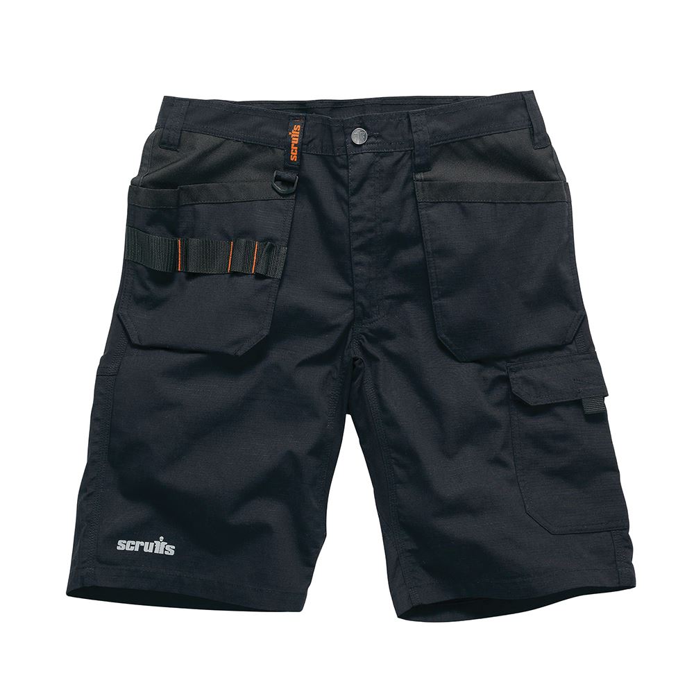 Scruffs Trade Flex Holster Short in Black, 36in Waist
