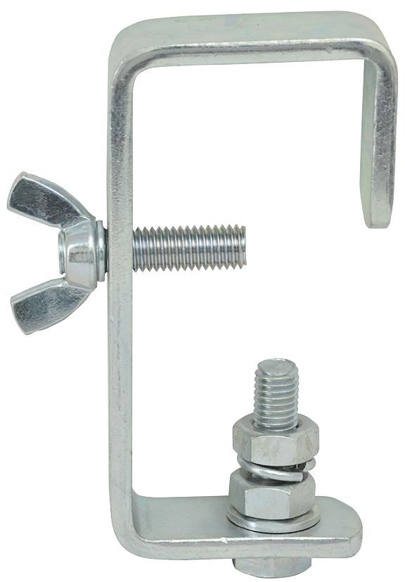 QTX Light G Clamp, 45mm, Silver, 25kg Capacity