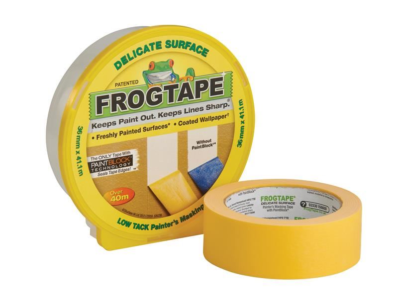Shurtape FrogTape デリケート表面用マスキングテープ 36mm×41.1m