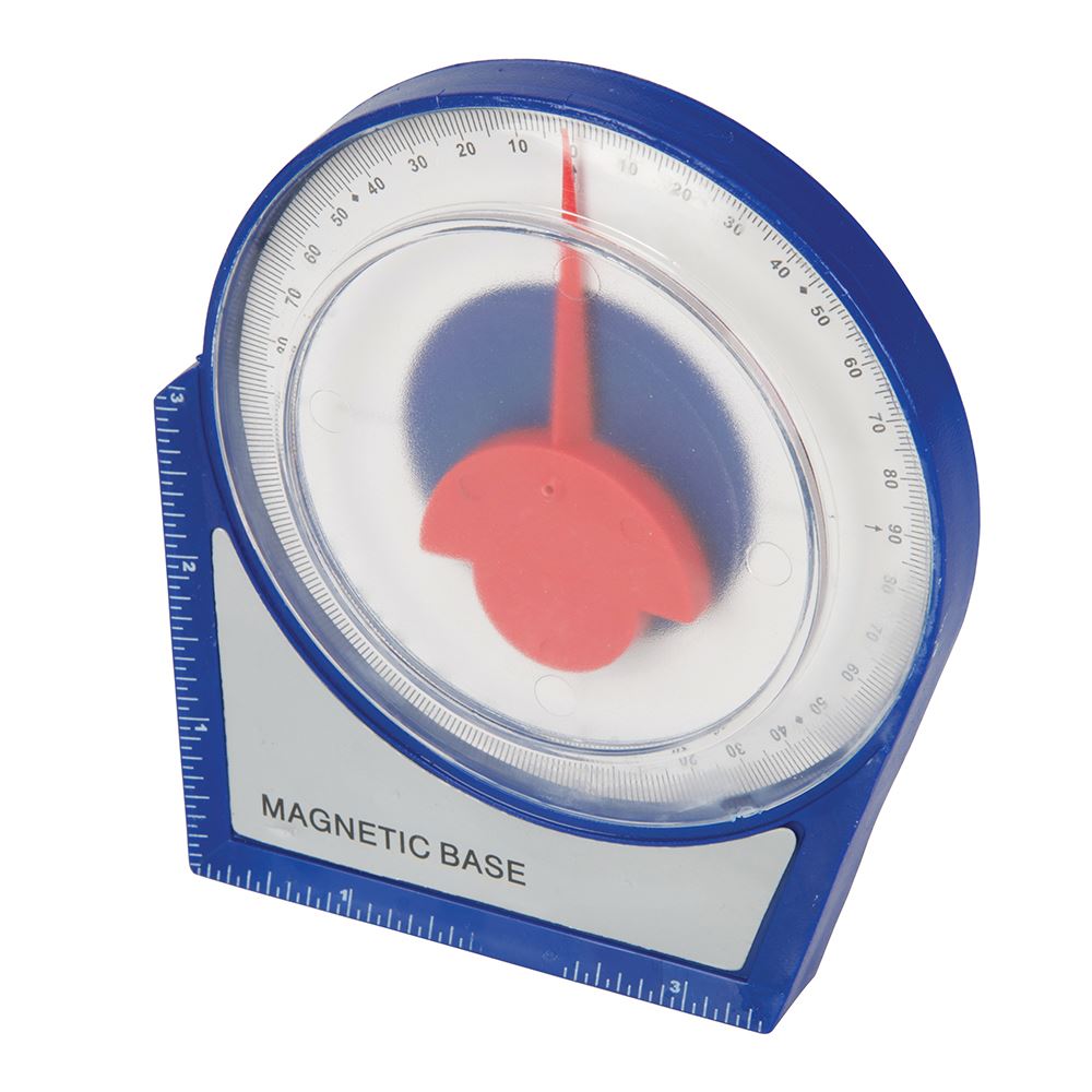 Inclinomètre Silverline, 100 mm avec base magnétique