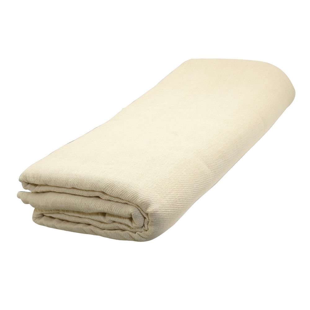 Silverline Poly Twill Dust Sheet, 3.6m x 2.7m, Cotton & Polyethylene