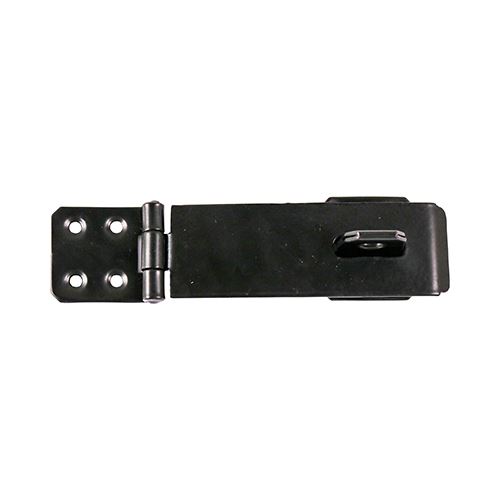 Timco Safety Pattern Hasp & Staple, Black, 75mm (3inch)