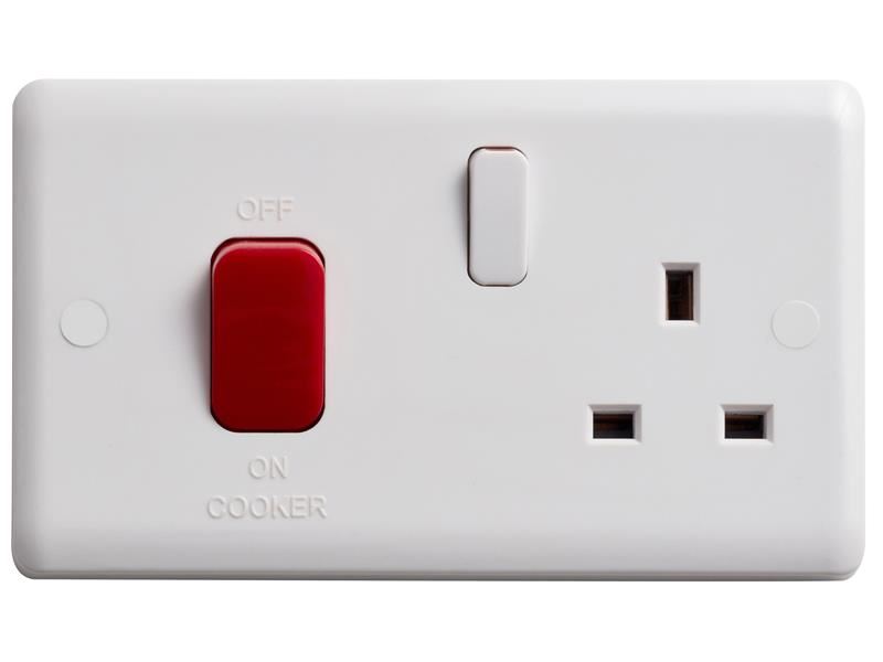 Deta Vimark Unidad de Control para Cocina 45A, Plástico, Interruptor Rojo
