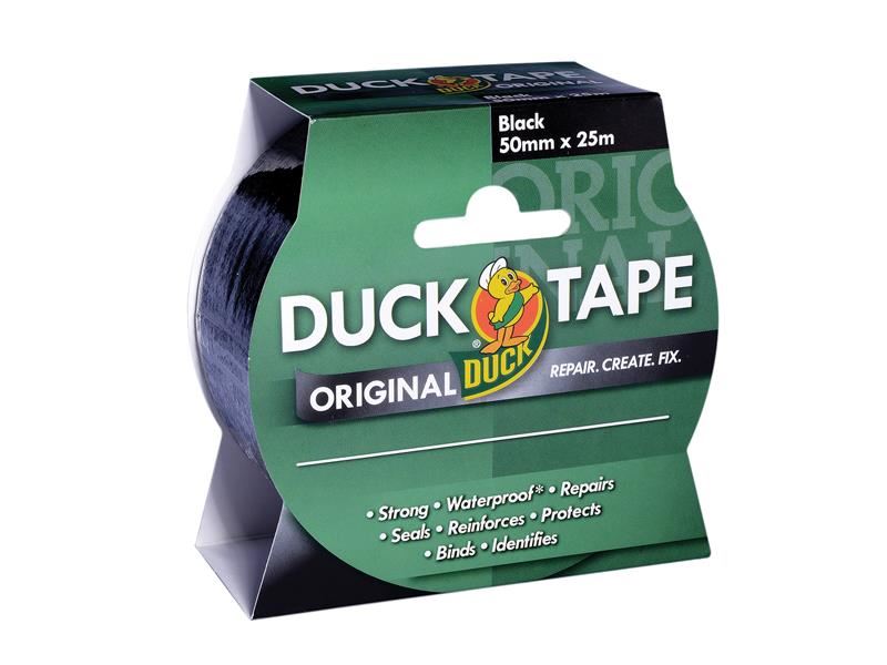 Shurtape Duck Tape® 原裝黑色強力膠布 50毫米 x 25米