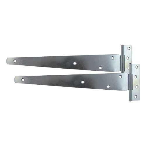 Timco Medium Tee Hinges, Zinc, 16-inch (Pair)