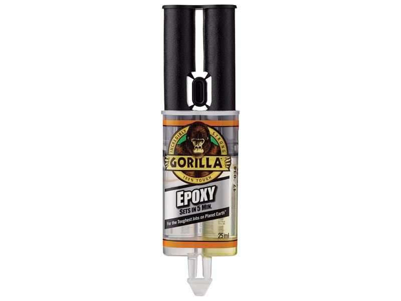 Gorilla Epoxy Bicomponente a 5 Minuti, Siringa 25ml