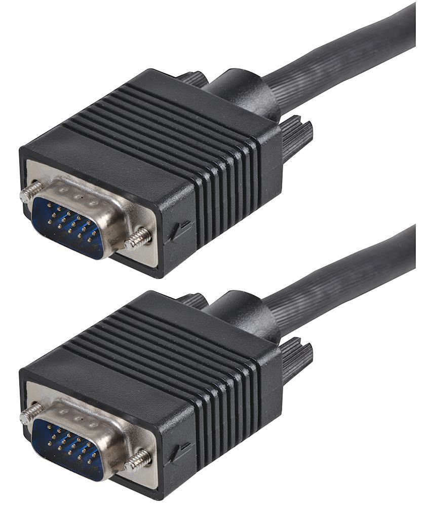 PRO SIGNAL SVGA-kabel 10M, Male naar Male, Zwart