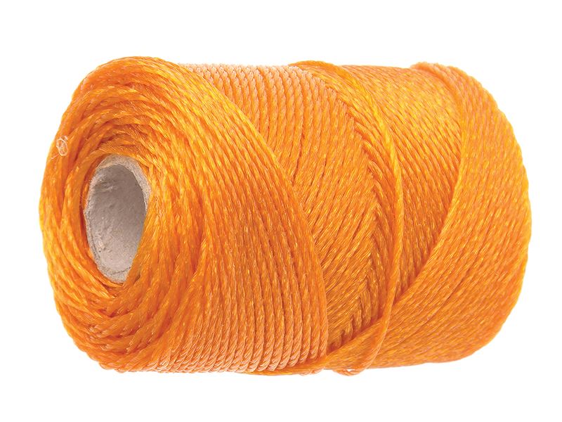 Faithfull Heavy-Duty Polyethylene Brick Line, 250m Orange