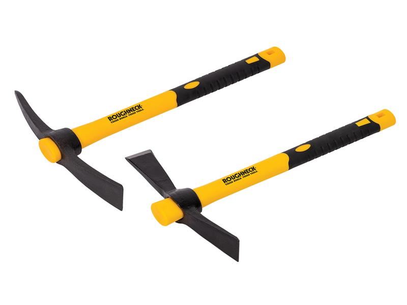 Roughneck Set Micro Piccone e Zappa Tagliente, 2 Pezzi