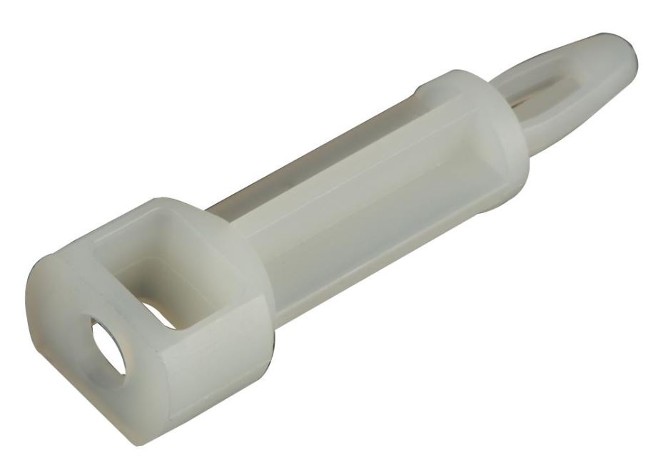 DURATOOL Snap-In Tacaí Waonchláir PCB, Nylon 6.6, 25.4mm (Paca 50)