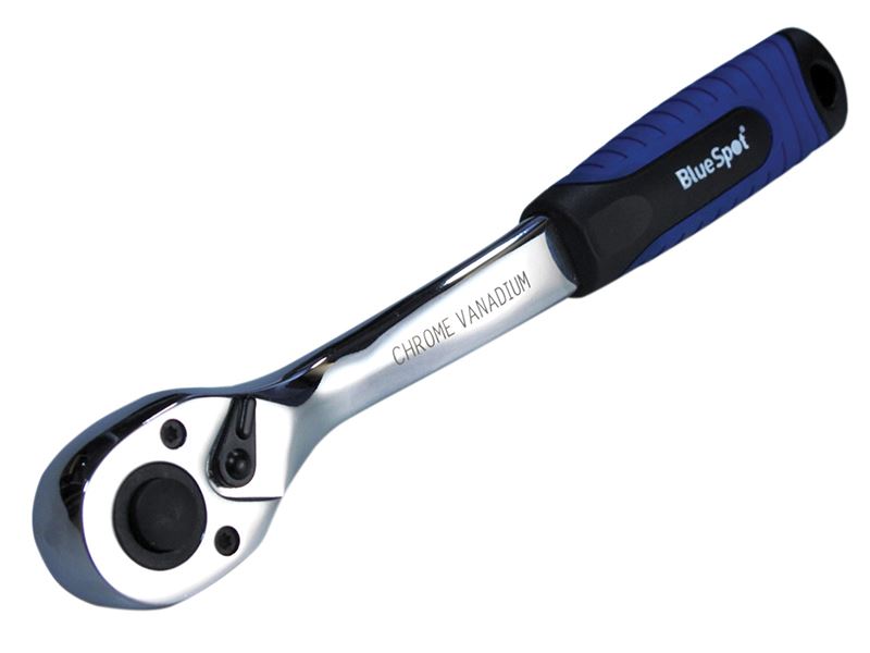Blue Spot Tools - Cliquet 1/4 de pouce 72 dents avec poignée douce