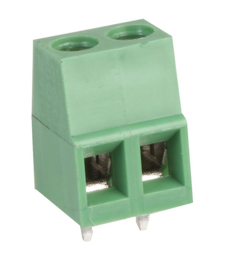 MULTICOMP PRO - 5mm PCB-Klemmenblock, 2-polig, 26AWG bis 12AWG, Schraubanschl