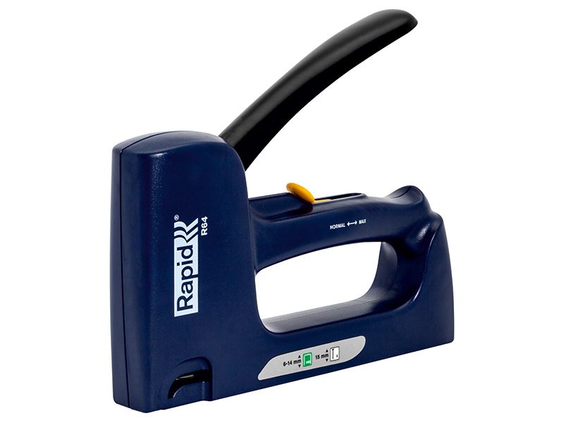 Rapid R64E Ergonomic Combi Tacker for Staples & Brads