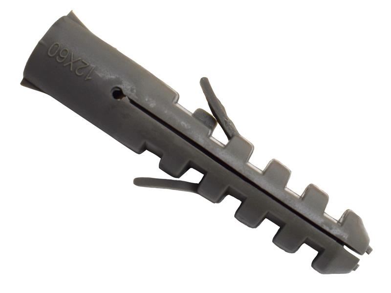 MASONMATE Tacos de Nylon Tipo E 12 x 60mm, Pack de 100
