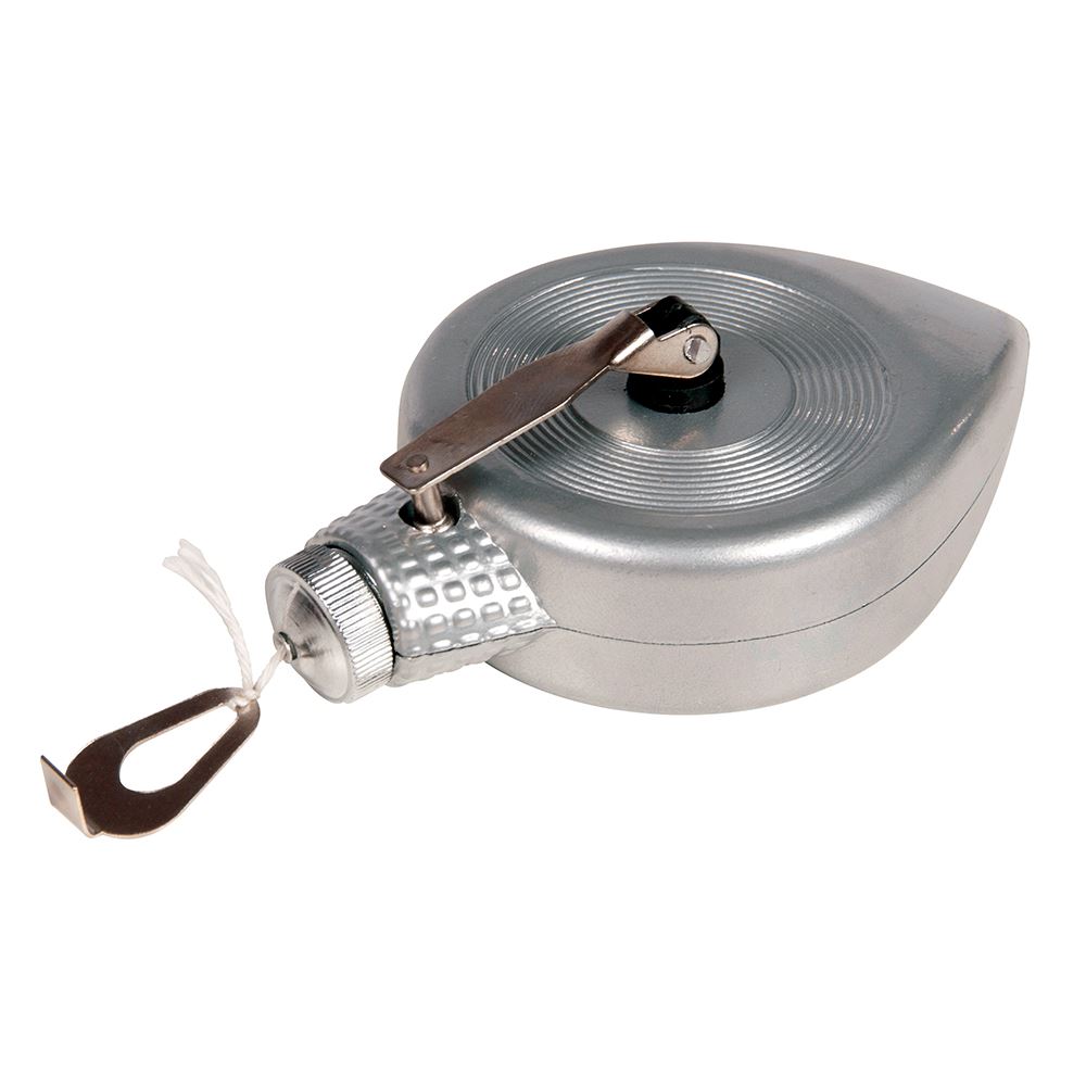 Silverline 30m Metal Chalk Line with Aluminium Body