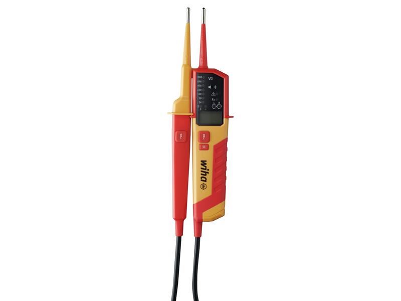 Wiha Voltage & Continuity Tester, 0.5-1,000V AC, CAT IV