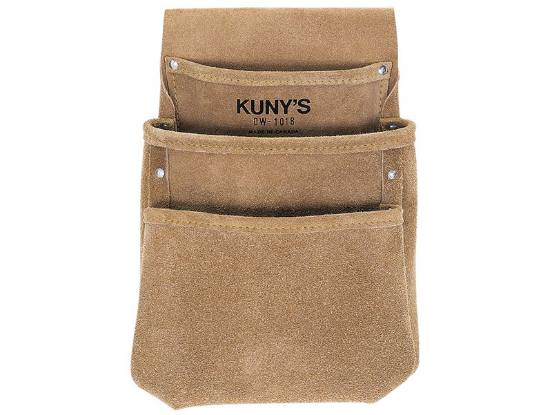 Kuny's DW-1018 3포켓 드라이월드 파우치, 가죽