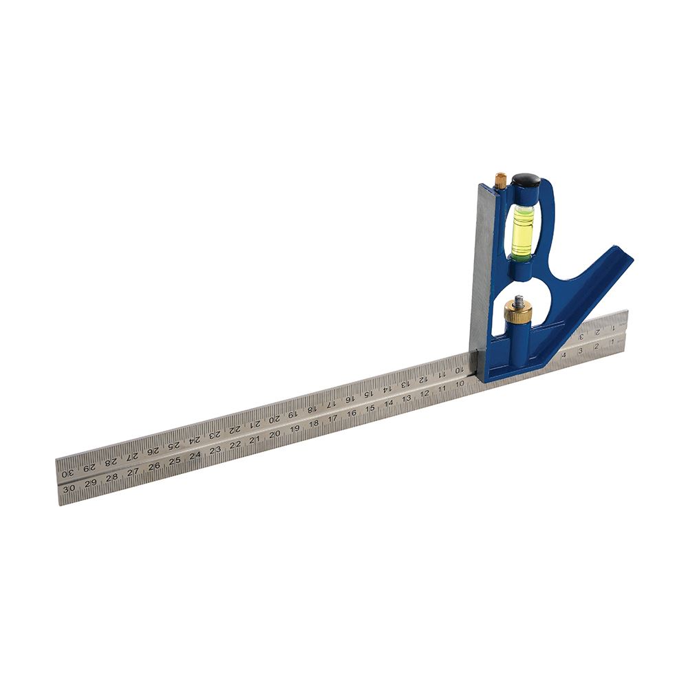Silverline Heavy Duty Combination Square, Aluminium, 300mm