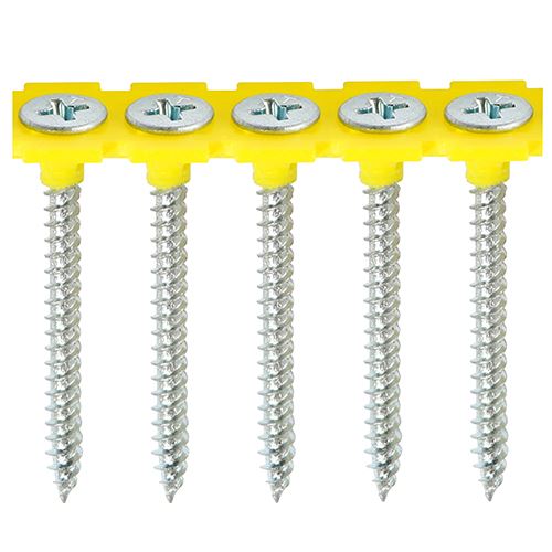 Timco Gipskartonschrauben, kolliert, für Metallständerwerke, PH, Bugle, Feingew