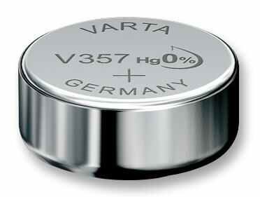 VARTA - 1.55V 145mAh Bateri Sel Butang Silver Oxide V357