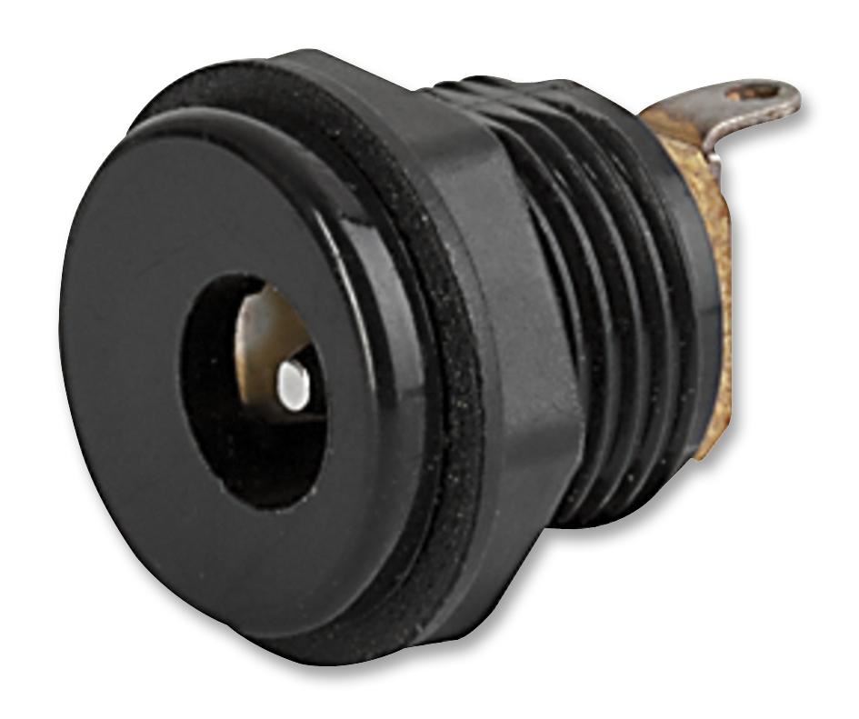 SCHURTER DC 전원 소켓, 2.1mm, 1A, 납땜 단자, 10개 팩