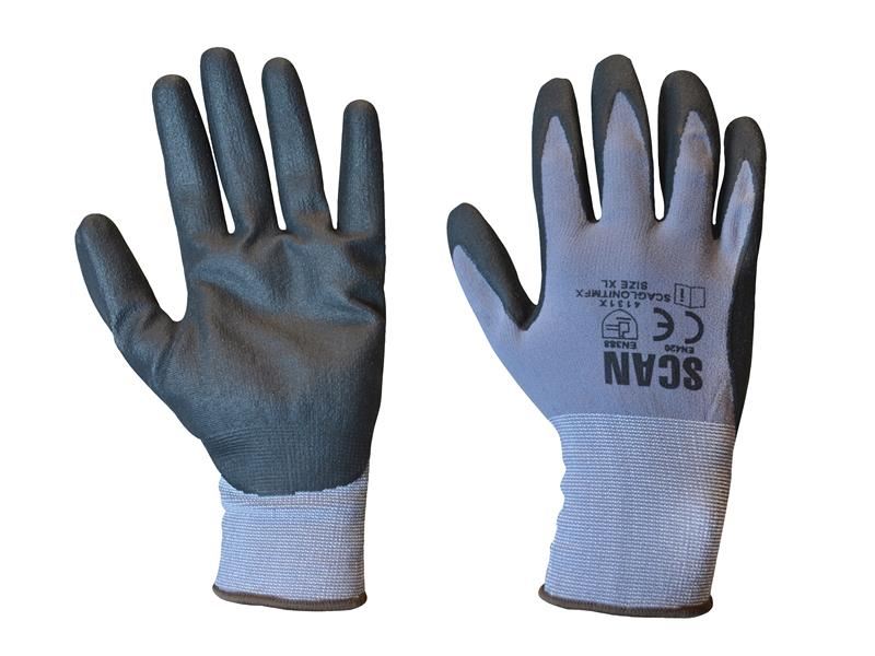Scan Breathable Microfoam Nitrile Gloves XL (Size 10)