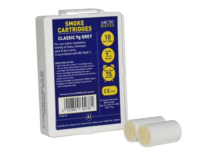 Arctic Hayes Classic 9g White Smoke Cartridges (Pack of 10)