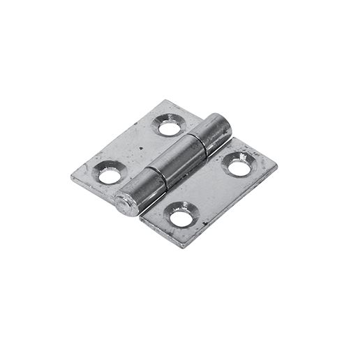 Timco Fixed Pin Butt Hinge, Zinc, 25 x 25mm (2 Pack)