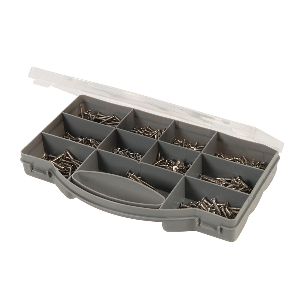 Fixman - Lot de 570 vis auto-taraudeuses en acier inoxydable A2