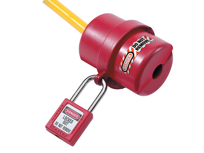 Master Lock Lockout Electrical Plug Cover, Small, for 120V-240V
