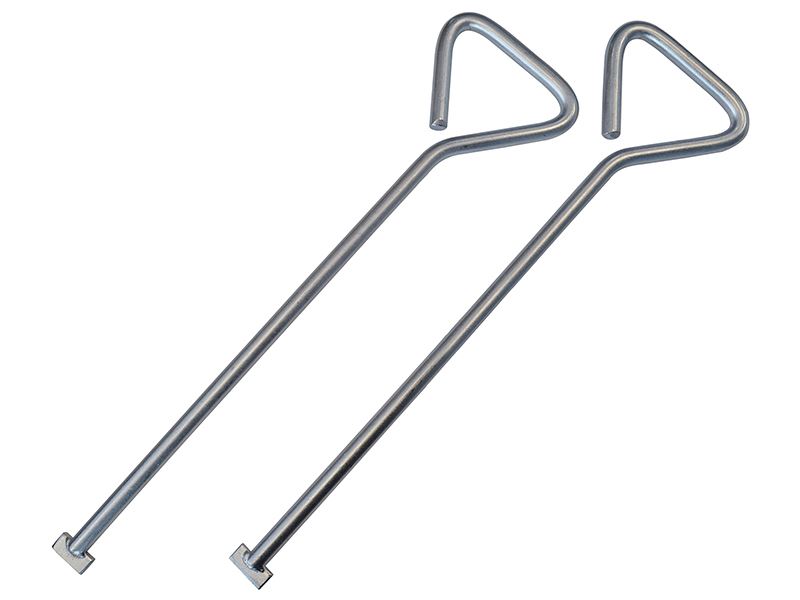 Faithfull Llaves de Acero para Registros, 520mm (Pack de 2)