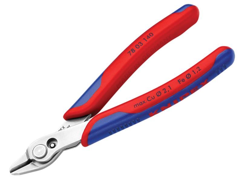 Knipex XL 일렉트로닉 슈퍼 닙스 140mm 정밀 플러시 커터