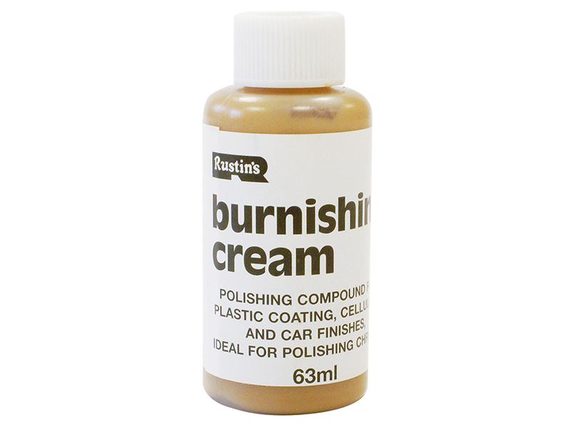 Rustins Plastic Coating Burnishing Cream 63ml for Mirror Finish