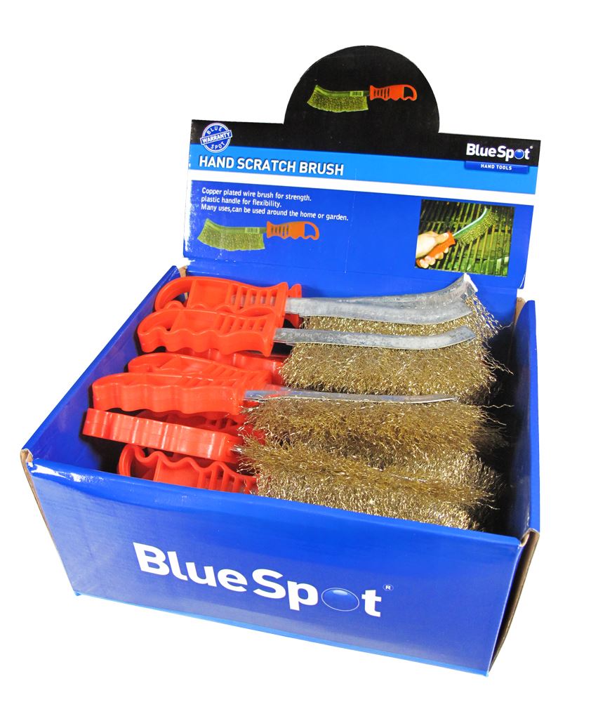 Blue Spot Tools - Sciuird Lámhach Plátáilte Copair le Lámhán Plaisteach