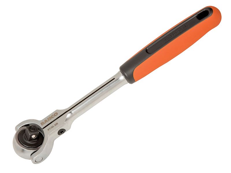 Bahco Swivel Head Ratchet, 3/8in Drive, 72-Tooth