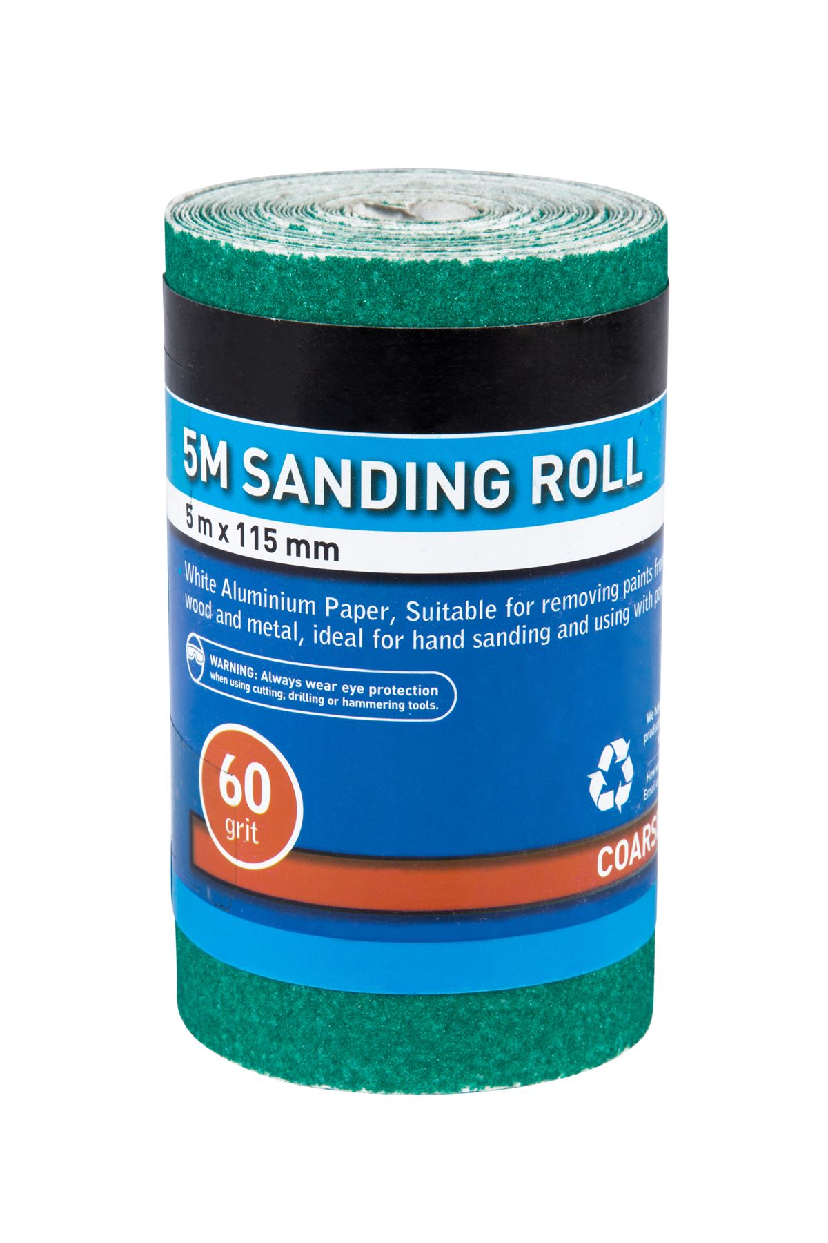 Blue Spot Tools 5m 115mm Sanding Roll, 60 Grit