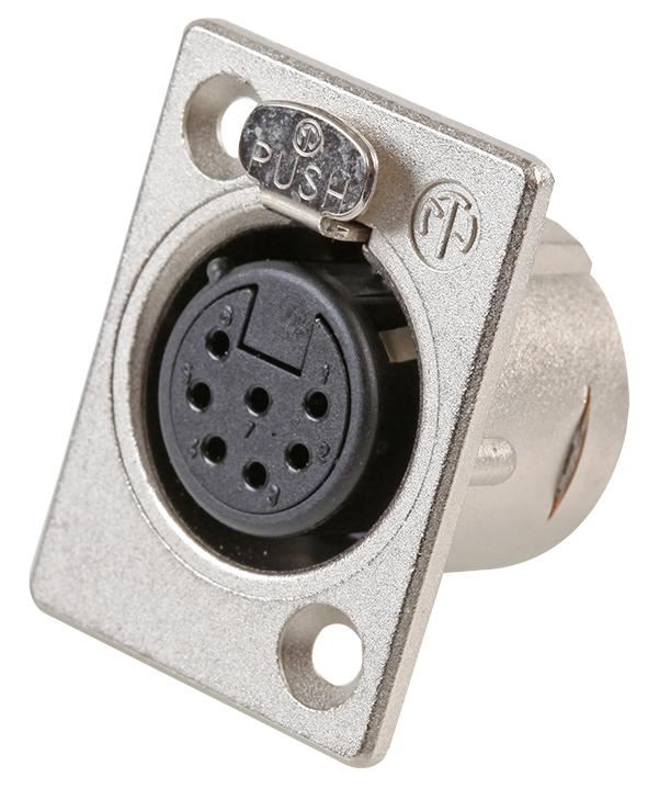 NEUTRIK - Soket Panel XLR, 7 Kaki
