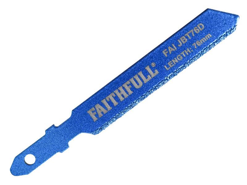 Faithfull ダイヤモンドグリットジグソーブレード 76mm