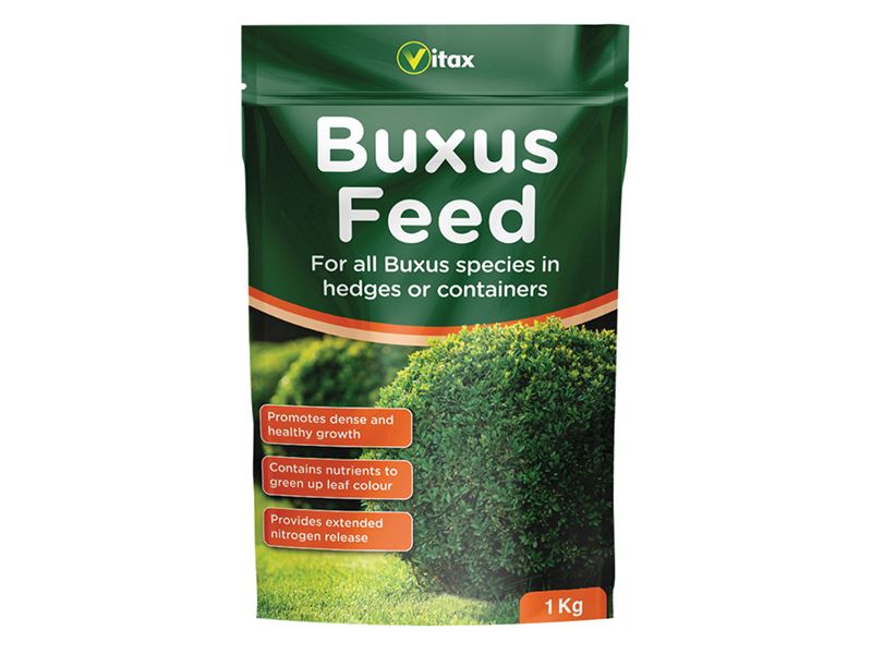 Vitax Buxus Feed – 1kg Pouch for Healthy Hedge Growth
