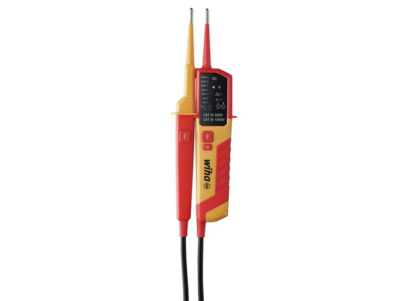 Wiha Voltage and Continuity Tester 12-1,000V AC, CAT IV
