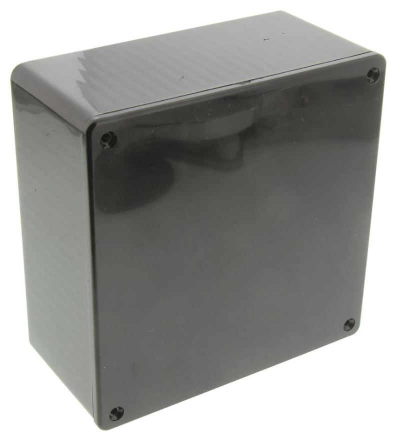 Hammond Caixa em ABS preto IP54, 120x120x59mm