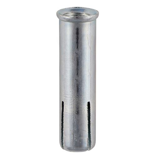 Timco M8 Lipped Drop-In Anchors, Zinc Plated, 100-Pack