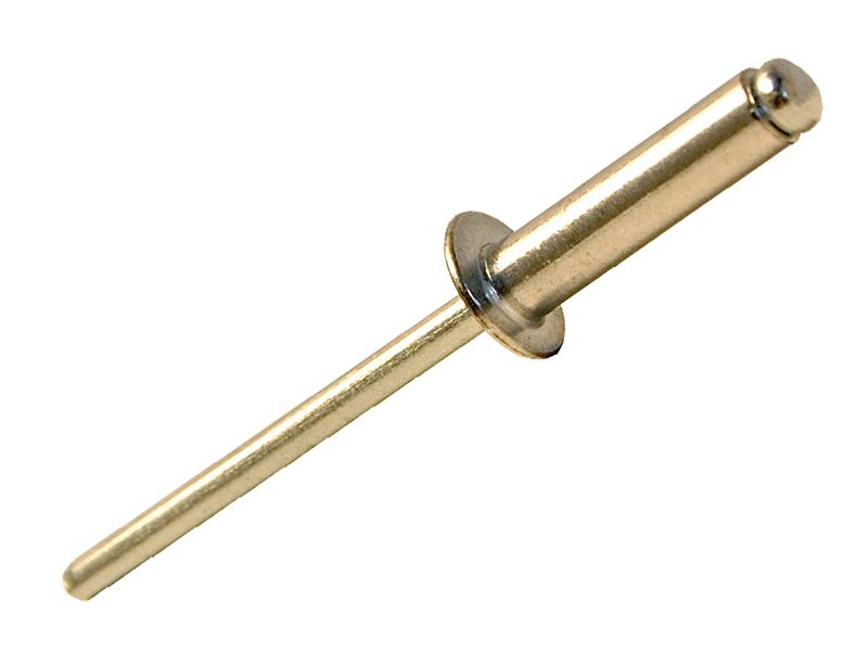 ForgeFix Remaches de Cabeza Abovedada Aluminio 3.2mm x 6mm (Paquete de 100)