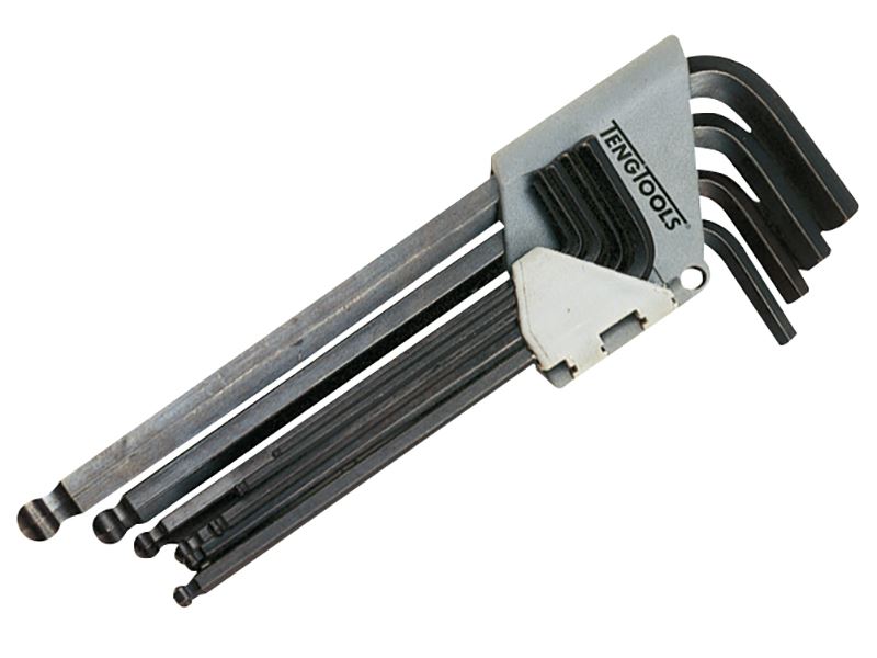 Teng 9-Piece Imperial Ball Point Hex Key Set (5/64-3/8in)