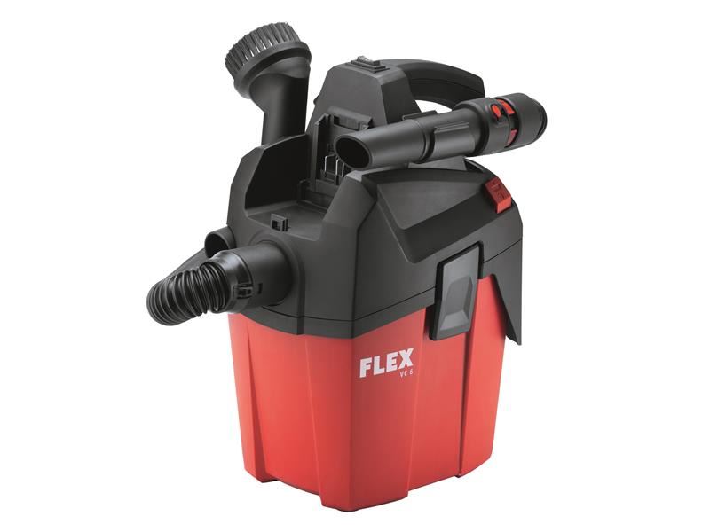 FLEX VC 6 L MC 18.0 Aspiradora Compacta, 18V (sin batería)