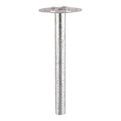 Timco Gegalvaniseerde Metalen Isolatiefixaties, 8.0 x 60mm (100 stuks)