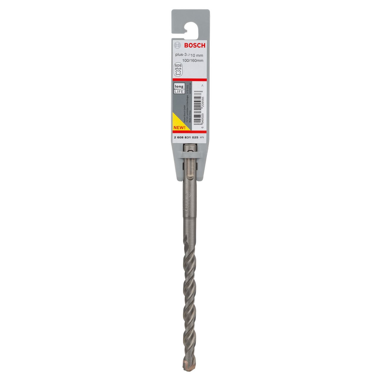 Bosch SDS+ 3 Τρυπάνι Τσιμέντο 10 x 100 x 160mm